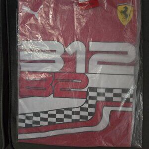 PUMA SCUDERIA FERRARI: 312 FORMULA 1 F1 RACING RED SHIRT [M] *OFFICIAL*